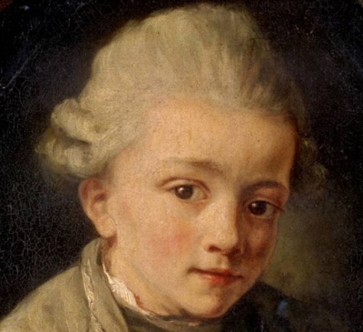 Mozart child - painted by Greuze